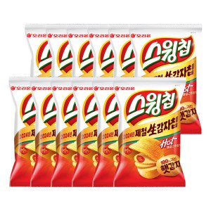 오리온 오리온 스윙칩 볶음고추장 60g X 12입 (1박스)