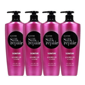 엘라스틴 엘라스틴 실크리페어 샤이닝골드 샴푸 550ml 4개