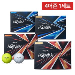 혼마 4박스 총48구/혼마 NEW 투어월드 3피스 우레탄 골프공 택1