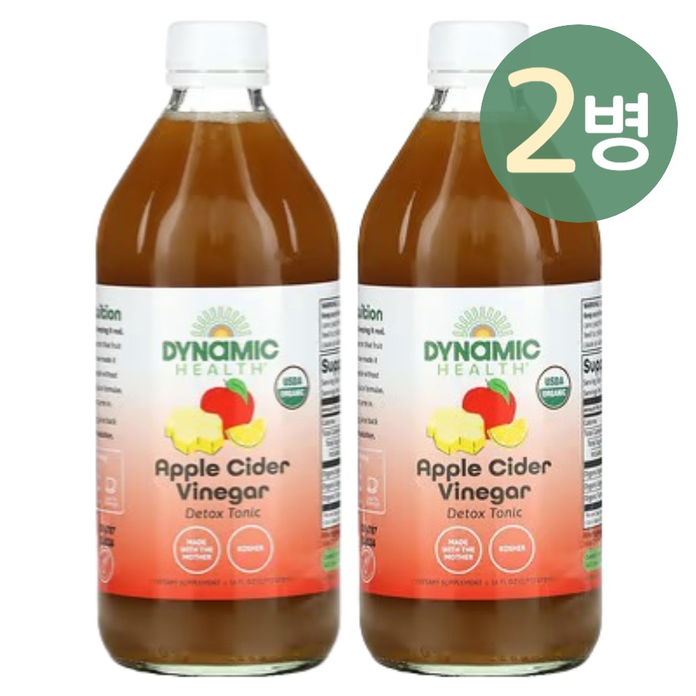 애사비 <b>디톡스</b> 토닉 473ml 에사비 <b>애플사이다 비니거</b> 비네거 주스 사과식초 2병  2개