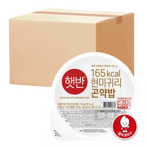 햇반 햇반 현미 귀리 곤약밥 150g 24개