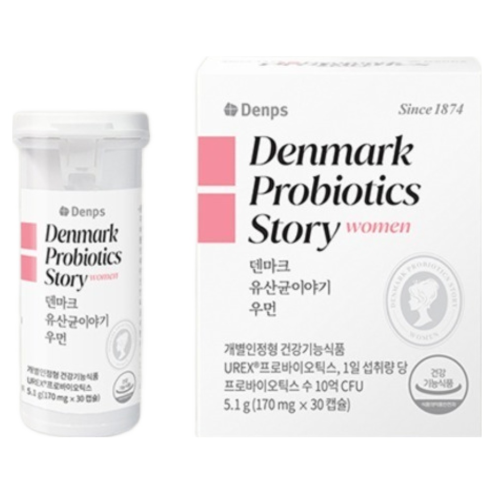 덴프스 Denps Denmark Probiotics Story WOMEN 덴마크 유산균이야기 우먼