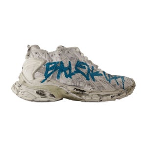 발렌시아가 러너 그래피티 여성 스니커즈 화이트 772767W3RBQ Runner Sneakers Synthetic White 100170326