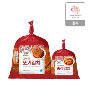 [종가][종가] 아삭한포기김치 4.4kg+총각1.4kg