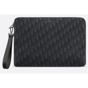 디올 A4 지퍼 파우치 2ESCA421YKY H03E 남성 클러치백