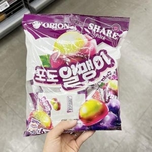 오리온 포도알맹이 216g x 2개 c86555