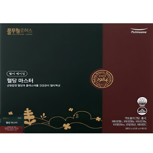 <b>풀무원로하스</b> 혈당 마스터 2.25g x 90포, 1개