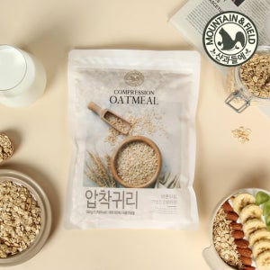 [산과들에] 한끼대용 롤드 오트밀(압착귀리) 500g x3봉