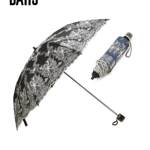 [닥스 액세서리] [LF몰단독][양우산] 블랙 빅플라워 자수 (우산 겸용) DBUM5E108B1