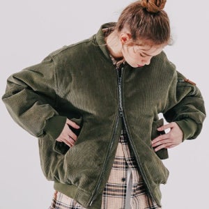 [더블유브이프로젝트] 타르트 코듀로이 항공점퍼 카키 YSOT7446 2056046