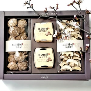 추석 명절 선물 표고버섯 선물세트 1호(보자기포장), 버섯결