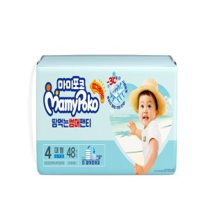 마미포코 땀먹는팬티 (대형, 남아) (48개)