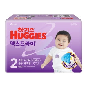 하기스 2024 하기스 맥스드라이 밴드(소형) (58개)