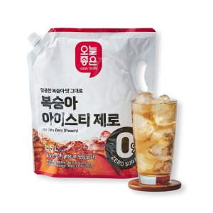 오늘좋은 복숭아 아이스티 제로 (1.5L)