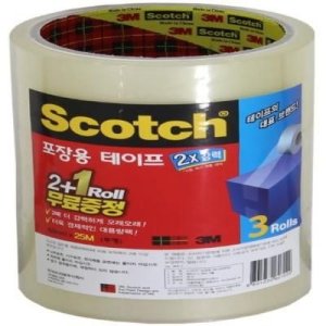 3M 박스테이프 (투명,2+1)