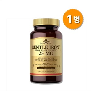 솔가 철분제 젠틀 아이언 25mg x 180캡슐