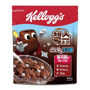 켈로그 첵스초코 스노우초코볼 (420G)