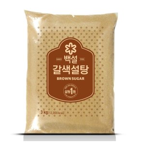 백설 갈색설탕 (3KG)