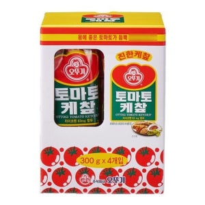 오뚜기 [MAXX] 오뚜기 토마토 케찹 (300G*4입)