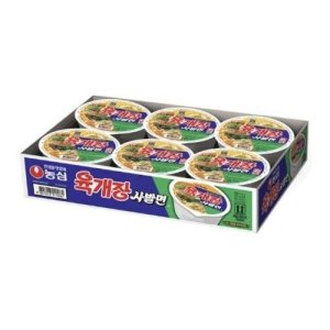 농심 육개장 사발면 (86g*6)
