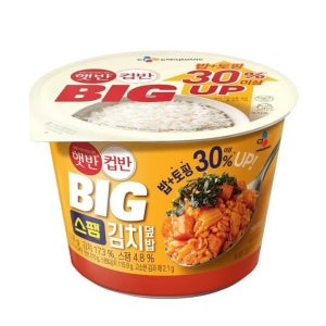 CJ제일제당 CJ 햇반컵반 BIG스팸김치덮밥 (328G)
