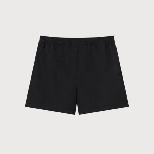 우먼 경량 나일론 쇼츠 Black