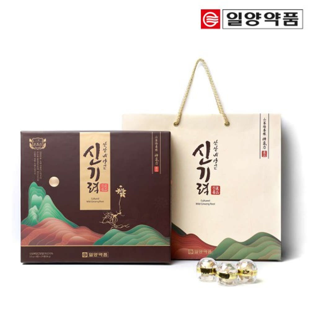 <b>일양약품</b> 산삼배양근 신기력명품 고급선물 어르신선물 15일 52 5g 1개