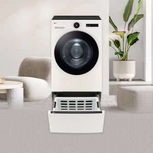 LG 트롬 오브제컬렉션 건조기 + 키높이 수납함 RD20ENEF