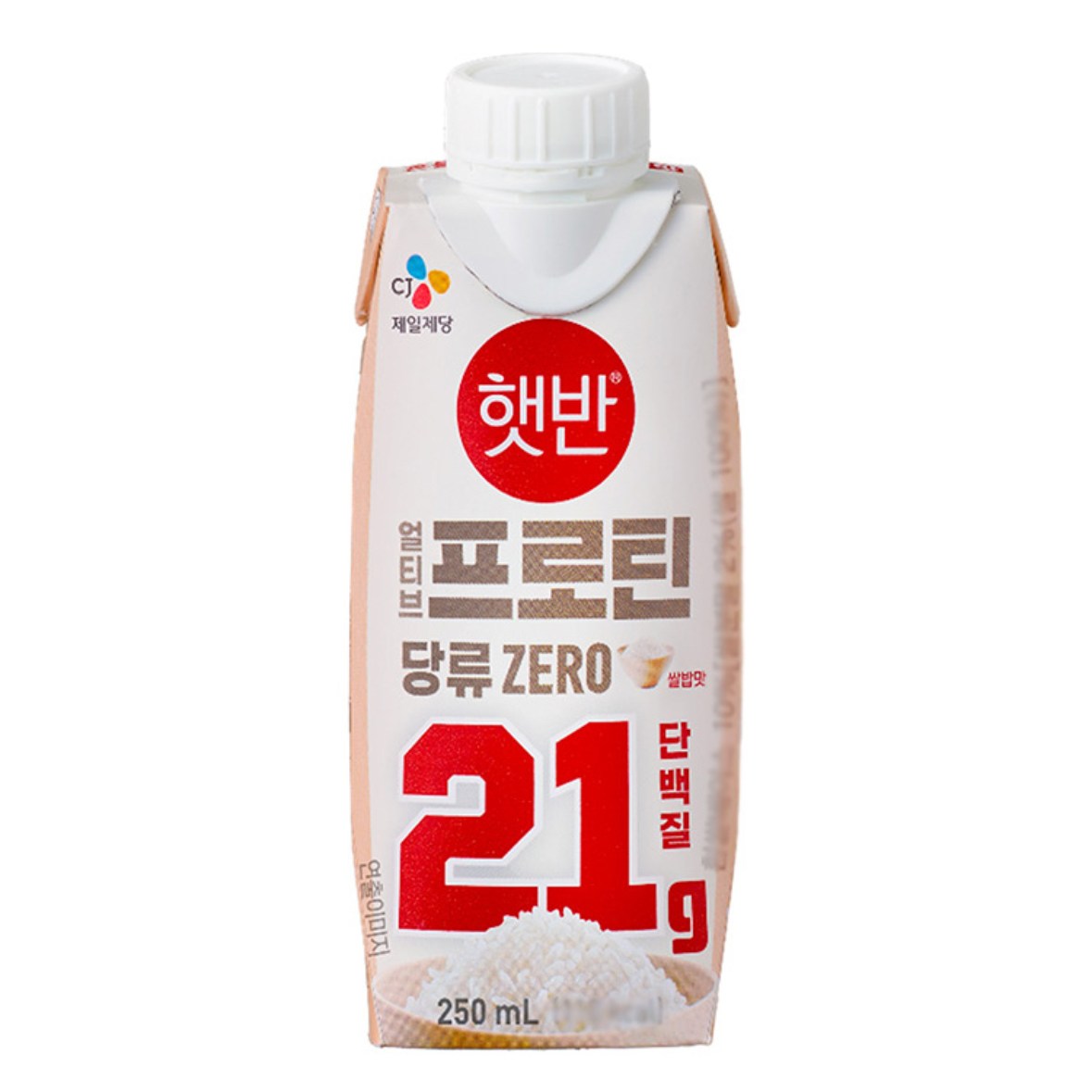 씨제이 얼티브 프로틴 당류제로 햇반 쌀밥맛  250ml
