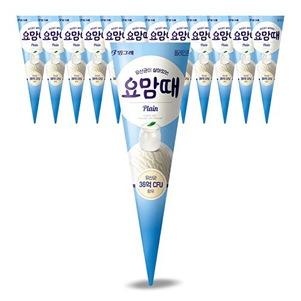 요맘때 콘 플레인 아이스크림