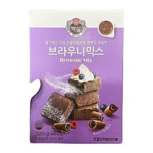 백설 브라우니믹스 320G x 2개 d84272