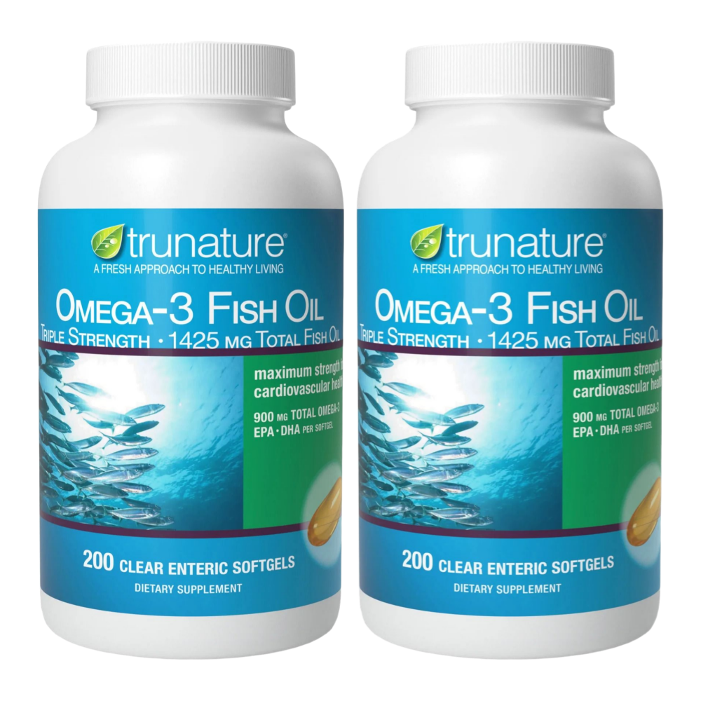 <b>트루네이처</b> 트리플 스트렝스 오메가3 900mg 소프트젤 200정  2개