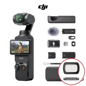 DJI 오즈모 포켓3 크리에이터 콤보 짐벌 카메라 (블랙 미스트 필터 포함 / 128GB 100원 이벤트)