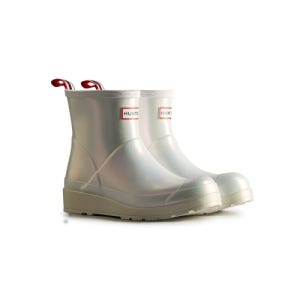 [헌터] [WOMEN] 플레이 숏 네뷸라 레인부츠 - 실버 WFS2020NEB-SIL