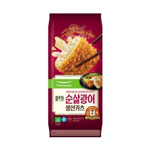 <b>풀무원</b> 순살광어 생선카츠 (420g) 도시락 반찬 <b>까스</b> 안주 야식