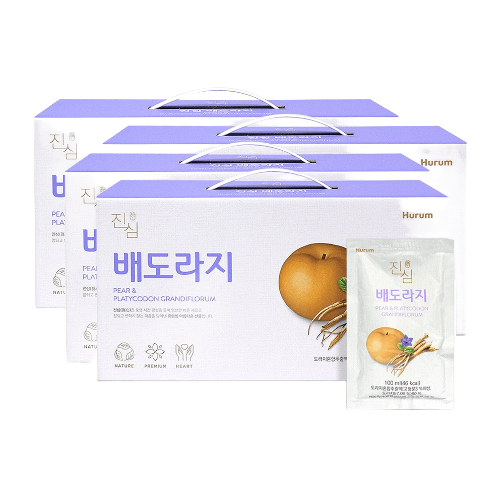 진심 배도라지즙 진액 쥬스 환절기 몸감기 <b>기관지</b> 가래  100ml