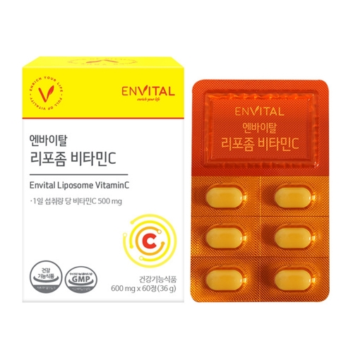 엔바이탈 리포좀 비타민C 600mg x 60정, 1개