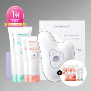 동국제약 센텔리안24 마데카 프라임 리추얼 화이트 펄+페이스 부스팅 크림 2개+바디 부스팅 크림 2개 /고주파 괄사마사지기 뷰티디바이스 홈케어