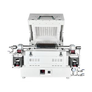 [SH Scientific] SH-FU-120RTG300 배치식 회전 튜브 전기로 300mm heating zone, Fuse 형 SS310S 튜브 (미세입자차단용 barrier