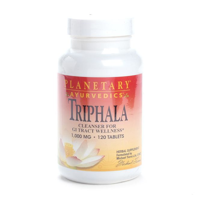 플래너터리아유르베딕스 <b>트리팔라 1000mg</b> 타블렛  1개  120정