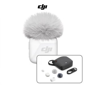 DJI 마이크 미니 Mic Mini 무선 송신기 단품 화이트 (윈드스크린 충전독 운반백 포함)