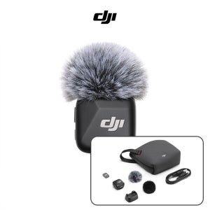 DJI 마이크 미니 Mic Mini 무선 송신기 (윈드스크린 충전독 운반백 포함)