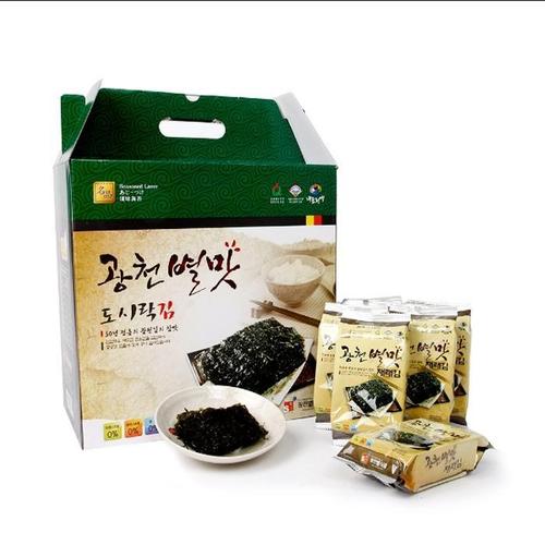 [<b>정해담</b>다] JD 광천 별맛 재래김(도시락김 32봉)
