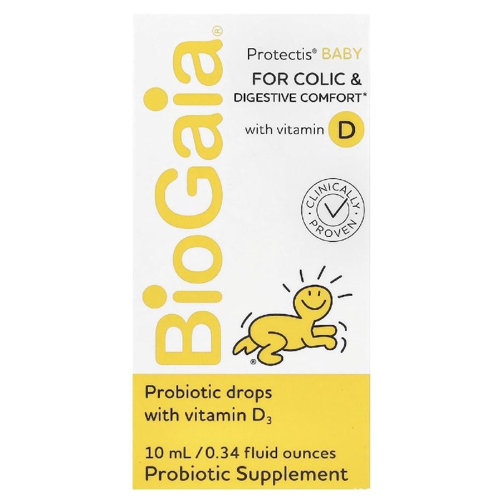 BioGaia 베이비 아기유산균 액상 락토바실러스 프로바이오틱 드롭 비타민D3함유 10ml