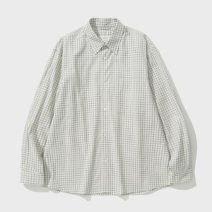 [셔터] NAVONA SHIRT V2 (CHECK IVORY) ST0125SH03CI