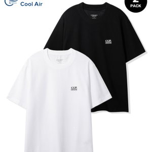 [코드그라피] [2PACK] 스몰 스퀘어 로고 반소매 티셔츠 CBEUUTS201ZZ00