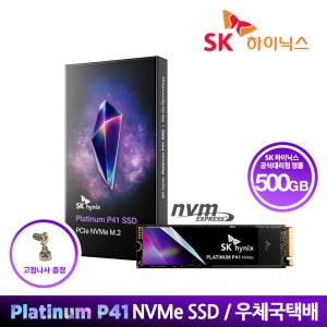 SK하이닉스 [SK하이닉스 공식스토어] SK하이닉스 Platinum P41 NVMe SSD 500GB 우체국택배