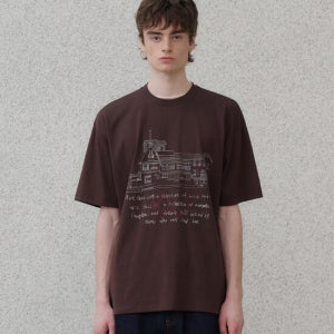 노운 Mood T-Shirts (Brown)