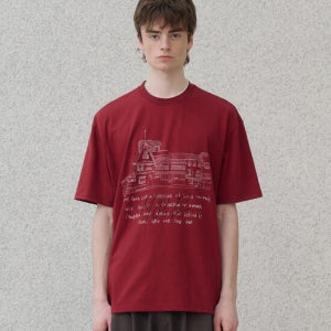노운 Mood T-Shirts (Red)