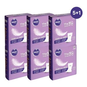 5+1 더뽀숑 프리미엄 속기저귀 60매x6팩 (초슬림 일자형) 성인용기저귀